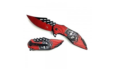 Falcon 8.5" Spring Assisted Knife KS42250RD Falcon 8.5" Spring Assisted Knife KS42250RD